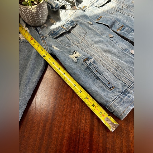 Custom made rockers distressed jean jacket - The Misfits - Picture 8 of 8